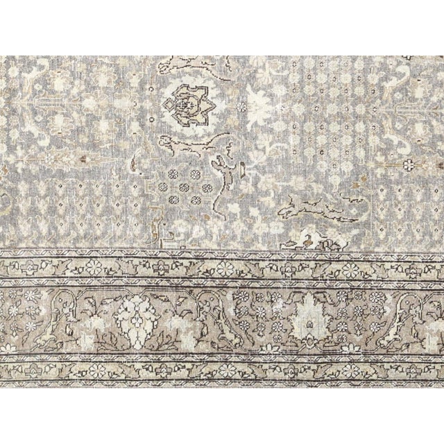 Semi Antique Persian Tabriz 7'3" x 10'2", Tabriz rugs are among the most exquisite and sought-after types of oriental...
