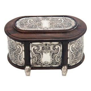 Palo Santo Wood Jewelry Box For Sale