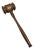 Vintage Wooden Hand Turned Gavel For Sale
