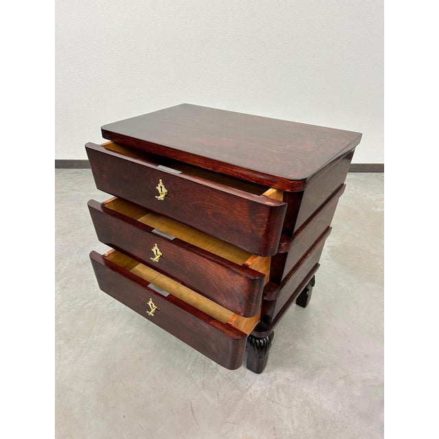 Small Art Deco Cabinet by Lajos Kozma, 1930s For Sale - Image 8 of 11