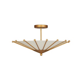 Currey & Company Epoch Semi-Flush Mount For Sale