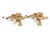 Italian Florentine Cherub Bottle Stoppers, Pair For Sale - Image 3 of 4