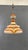 Italian Art Glass Pendant Lamp in Orange and White, 1970s For Sale - Image 4 of 9