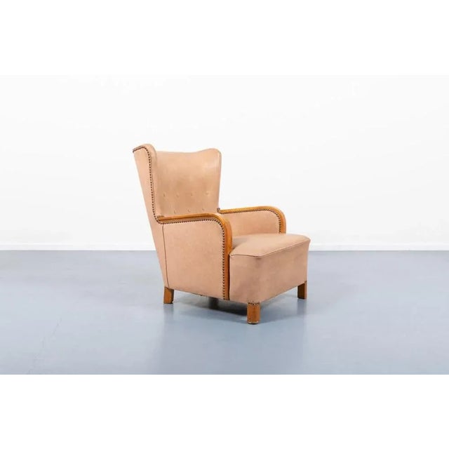 Mid-Century Modern Scandinavian Lounge Armchair, Sweden, 1950s For Sale - Image 11 of 11