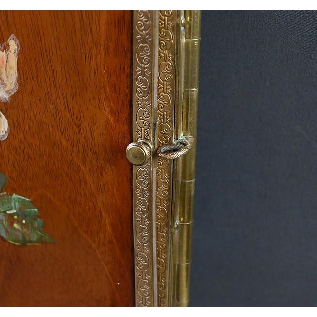 Bronze Triptych Mirror, 1900s For Sale - Image 9 of 17