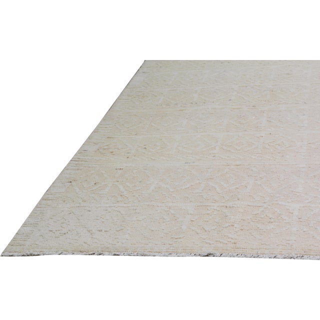 Moroccan Moroccan Hand Knotted Wool Rug, 8'6"x10'3" For Sale - Image 3 of 6