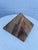 Mid-Century Modern Brutalist Solid Wood Pyramid Sculpture For Sale - Image 3 of 6