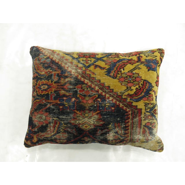 Traditional Persian Rug Pillow For Sale - Image 4 of 5