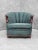 Art Deco Carved Ornate Channel Back Curved Sofa, Lounge Chair and Ottoman for Reupholstery - Set of 3 For Sale - Image 10 of 12