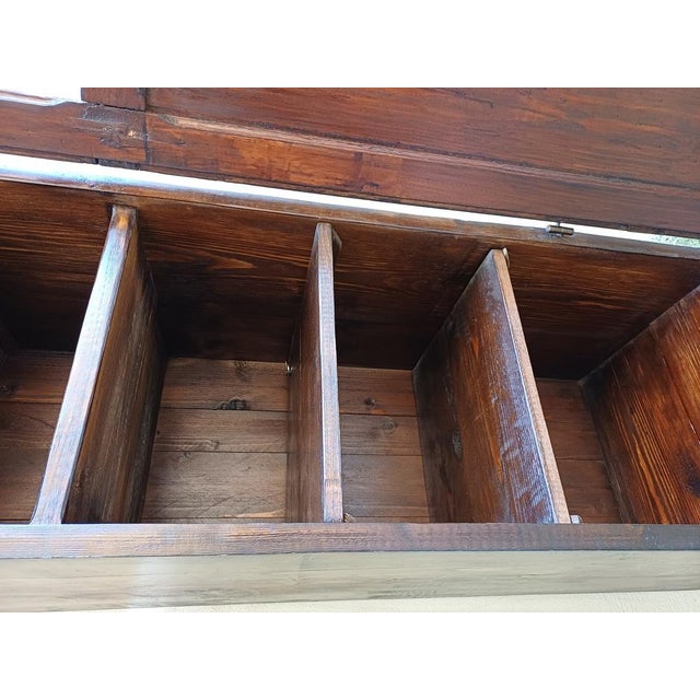 Small Tuscan Chestnut Display Cabinet, Early 1900s For Sale - Image 13 of 18