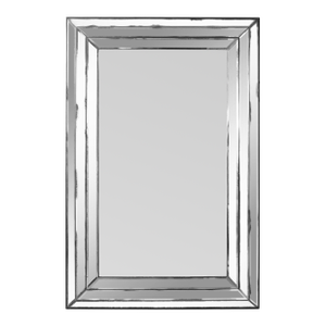 Art Deco Style Large Stepped Frame Mirror