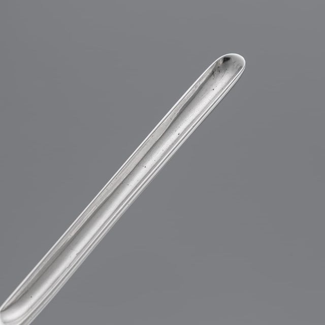 Late 18th Century 18th Century Antique Georgian Silver Marrow Scoop by Jon Willis, London For Sale - Image 5 of 11