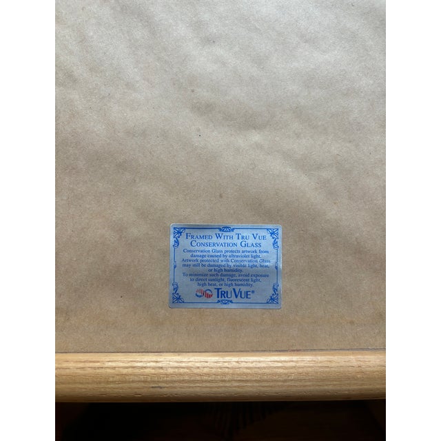 Religious Reservoir of the Sealed Fountain Near Bethlehem(1804) by Luigi May W/ Gold Frame For Sale - Image 3 of 6