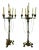 French Empire Bronze Candelabras -a Pair For Sale