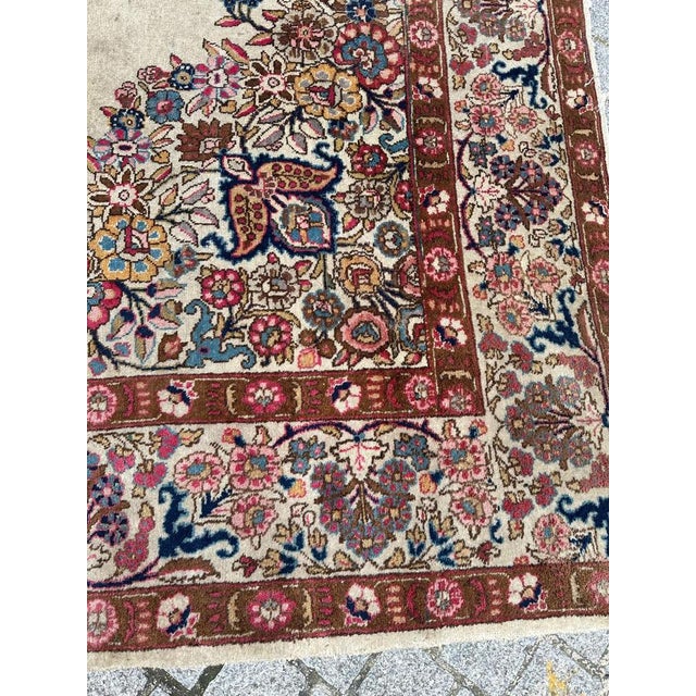 Large Kirman Rug, 1890s For Sale - Image 5 of 17