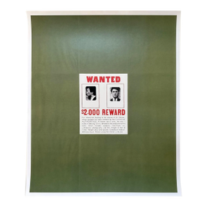 2014 Ai Weiwei Wanted Deluxe Edition Poster, Unsigned