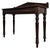 19th Century English Antique Oak Side Table with Gallery Back For Sale - Image 10 of 11