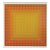1981 Op Art Geometric Serigraph by Julian Stanczak, "Let It Be Orange" For Sale