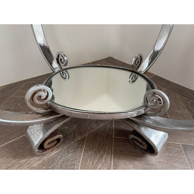 Art Deco Chrome Table, 1930 For Sale - Image 3 of 11