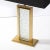 Late 20th Century Modernist Stone Textured Hand-Blown Murano Glass Table Lamp With Brass Fittings For Sale - Image 4 of 13