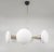 Metal 21st Century Sfinge Matte White Murano Glass and Brass Chandelier by Fabio LTD For Sale - Image 7 of 7