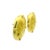A beautiful and sculptural pair of 18K yellow gold earrings by SeidenGang, featuring the profile of Athena, the Greek...