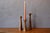 Scandinavian Turned Wooden Candlesticks, Denmark, 1960s, Set of 3 For Sale - Image 6 of 6