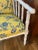 Yellow 1971 White Chinoiserie Faux Bamboo Club Chairs by Ayers Furniture With Mad Cap Cottage Fabric For Sale - Image 8 of 11