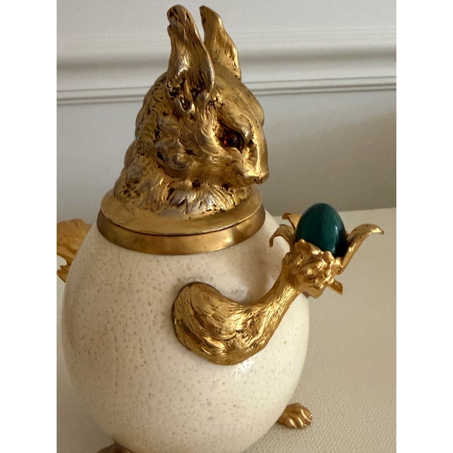 Anthony Redmile Squirrel Ostrich Malachite Box For Sale - Image 12 of 12