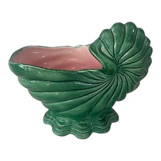 Ceramic Nautilus Shell For Sale