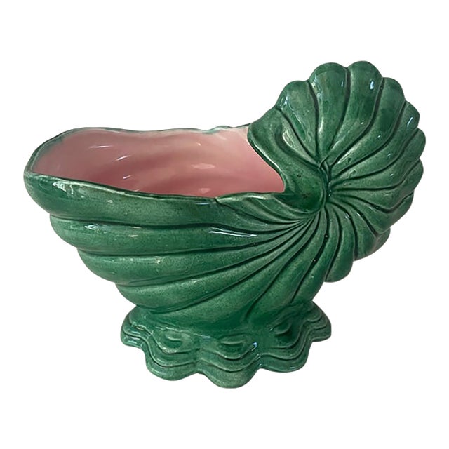 Ceramic Nautilus Shell For Sale
