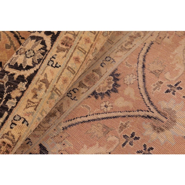 Charcoal Shabby Chic Brown/Charcoal Wool Rug - 8'2'' X 10'3'' For Sale - Image 8 of 10