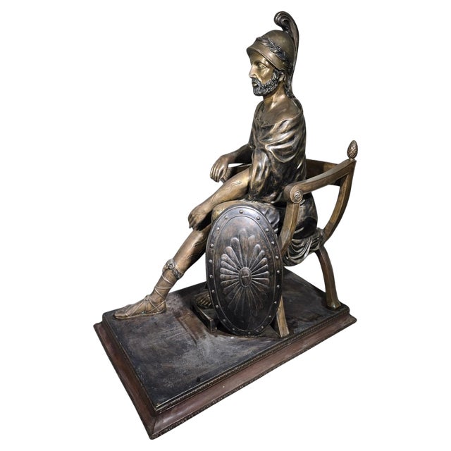Monumental Roman Bronze Sculpture, 1950 For Sale