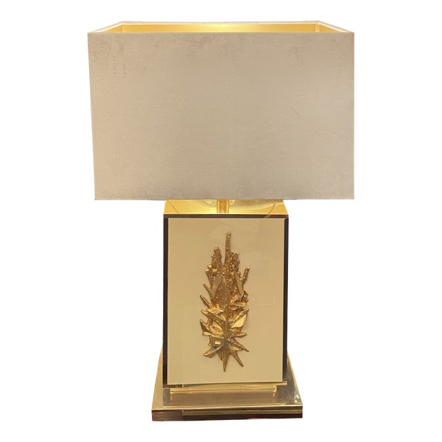 Table Lamp by Philippe Cheverny, 1970s For Sale