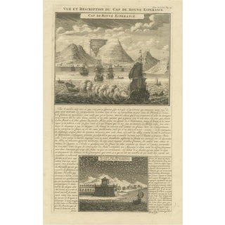 Chatelain, Two Views of the Cape of Good Hope, Print For Sale