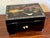 Mid 20th Century 1970s Vintage Chinese Lacquered Jewelry Box With Mother of Pearl For Sale - Image 5 of 12