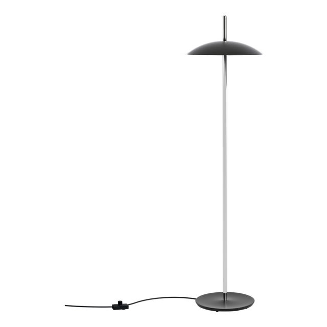Signal Floor Lamp / Reading Light, Black & Nickel, by Souda, Modern, Minimal, Plug In For Sale