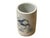 Ceramic Chinese Distressed White Porcelain Blue Shrimps Graphic Holder Vase For Sale - Image 7 of 9