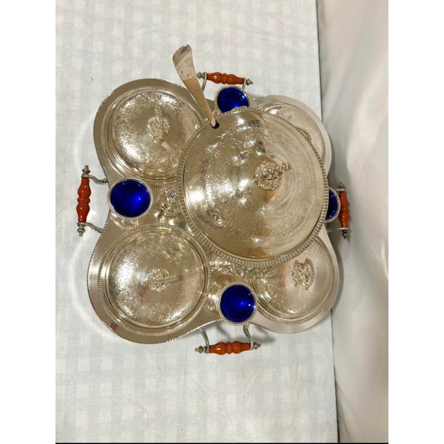 I grew up seeing this at the center of our table every holiday! It is a beautiful piece in which you pour hot water in the...