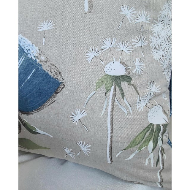 Decorative Pillow in Clarence House Fabric For Sale - Image 4 of 7