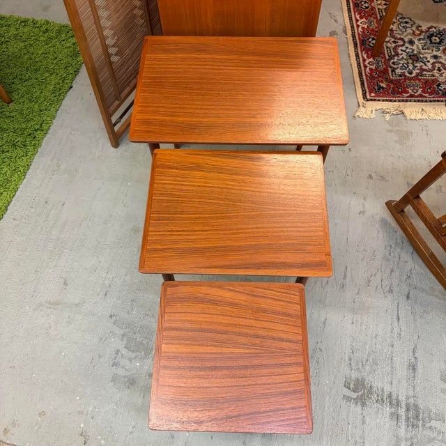 Bramin Mobler Danish Teak Nesting Tables - Set of 3 For Sale - Image 10 of 15