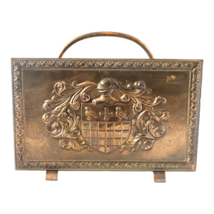 1930s French Coat of Arms Magazine Rack