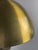 Mid-Century Modern Mosaic and Brass Table Lamp with Gold Mushroom Metal Dome Shade, 1960s For Sale - Image 6 of 18
