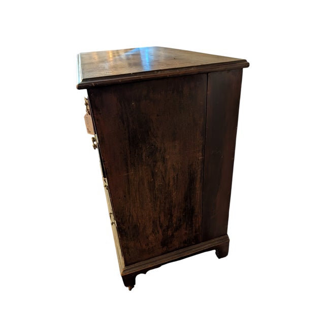 Mid 18th Century Mid 18th Century George III English Georgian Mahogany Chest of Drawers For Sale - Image 5 of 11