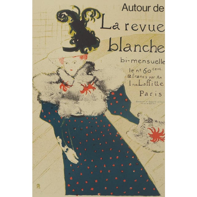 Henri de Toulouse-Lautrec (1864-1901) La Revue Blanche Color lithograph poster after a work by the artist Signed in the...