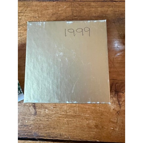 Vintage Wallace Silver Plated Christmas Sleigh Bell, Dated 1988. Limited Edition. Box incomplete ~ base only & marked...