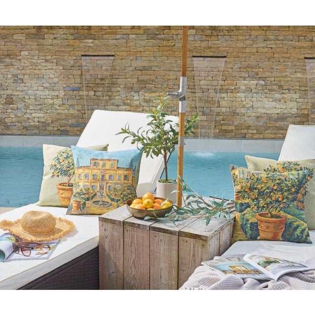 This beautiful tapestry cushion is finely woven by skilled weavers on traditional Jacquard Tapestry looms. The tapestry...