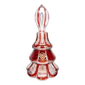 Limited Edition Commemorative Hermes Crystal Perfume Decanter & Stopper Made by Saint Louis Numbered #087/400