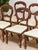 Mid-Century Modern 1940’s Carved Sweetheart Chairs Set of Six For Sale - Image 3 of 12