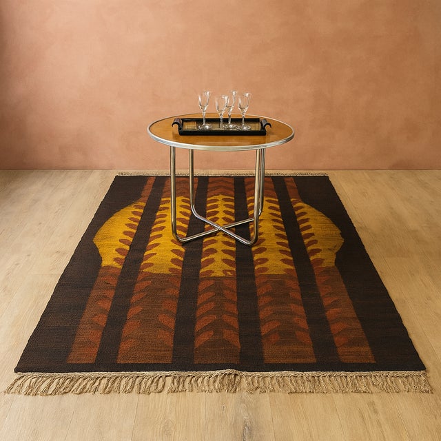 Vintage Kilim Rug in Pure Wool, 1960s For Sale - Image 16 of 16